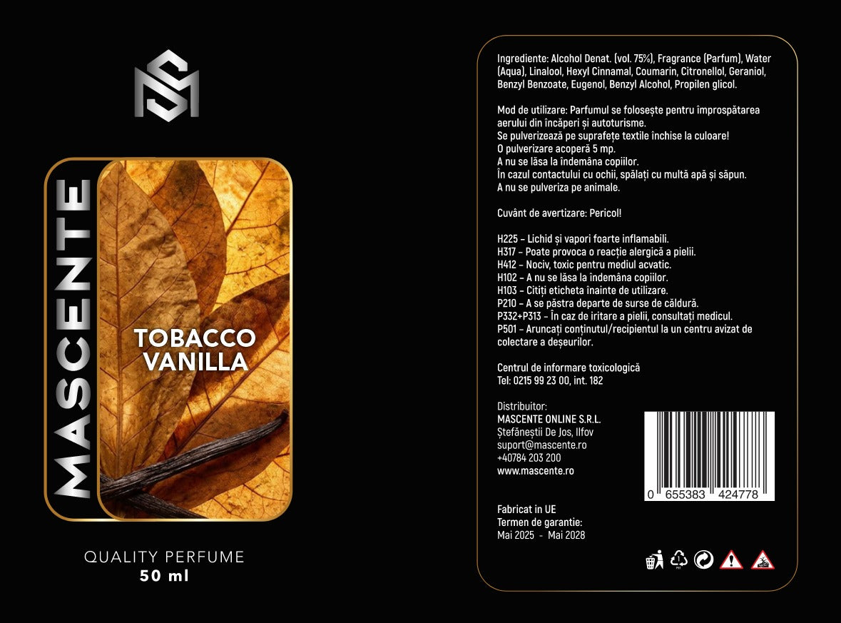 Parfum Auto - Tabacco Vanilla